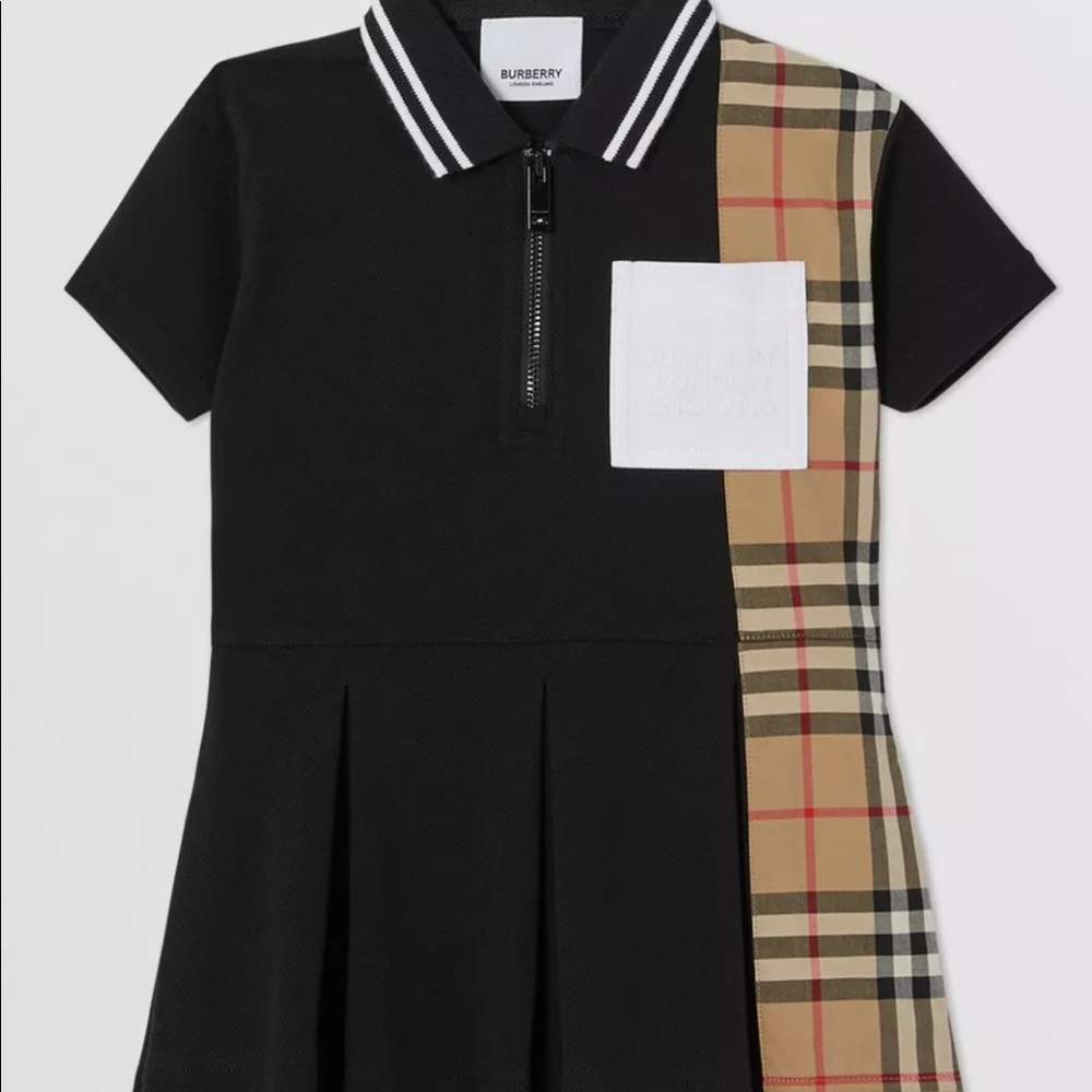 Serena polo vintage check dress (for baby)